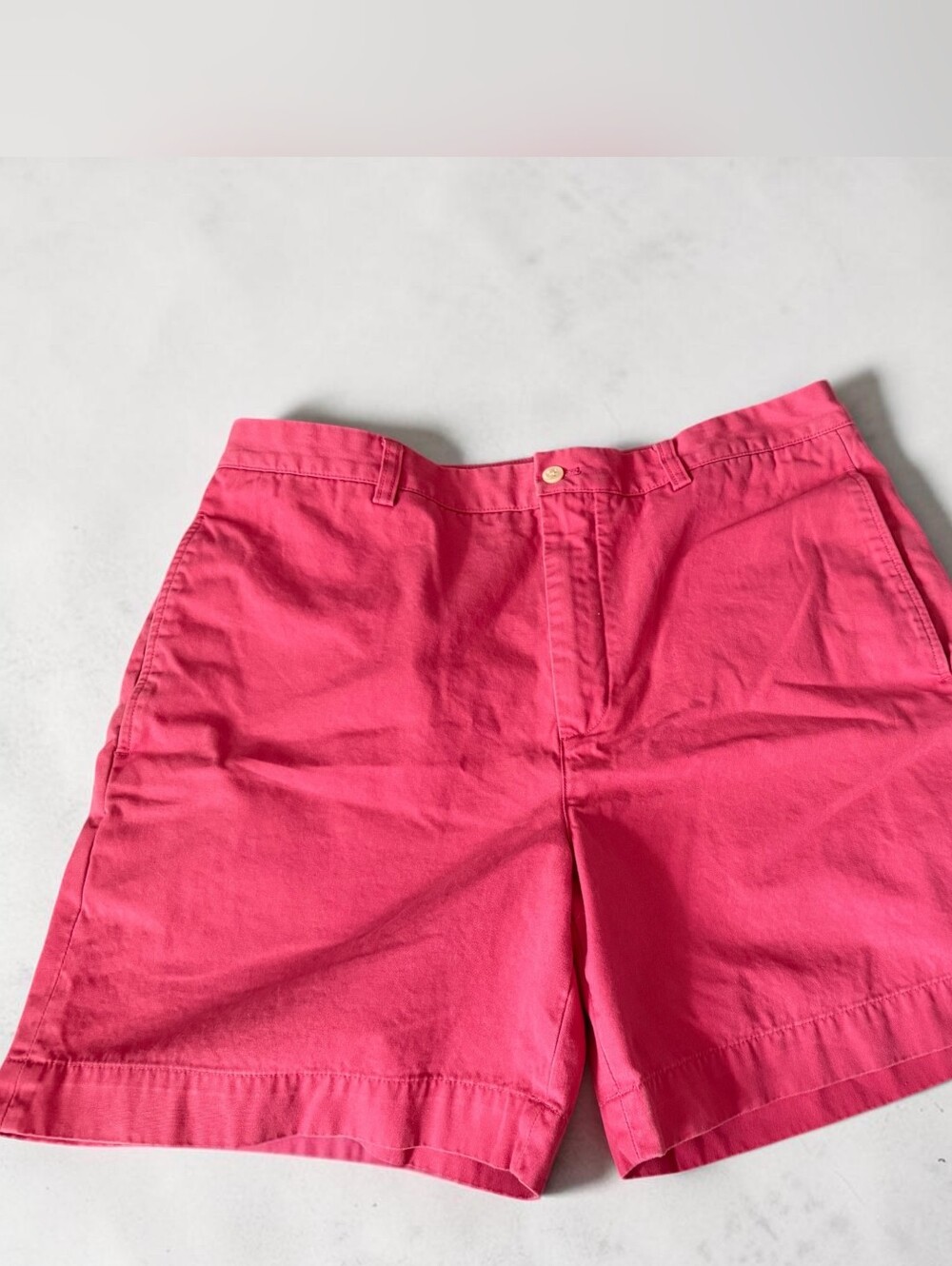 Vineyard Vines Men's Chino Shorts Size 35 Pink Cotton Club Classic Fit 9" - Picture 1 of 4